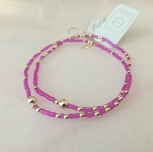 2 Fuschia Hope Unwritten Bracelets